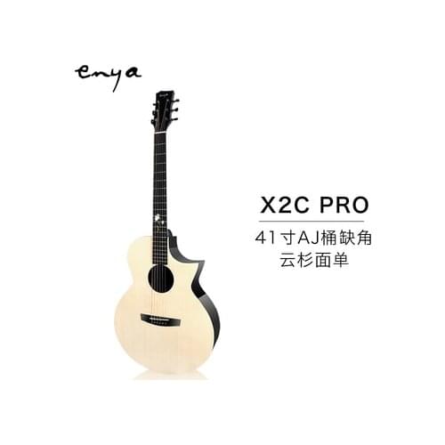 SALE! Enya EA-X2/EQ 41 inch AJ Guitar Engelman Spruce Wood Acoustic Folk Guitar With Bag Accessories