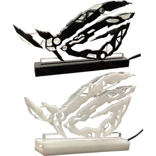 RGB Computer Desktop Ornaments Acrylic with LED Rainbow Lighting Panel Gamers