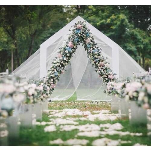 Wedding Arches Triangle Shelf Wrought Iron Artificial Flowers Shelf Stand Party Event Stage Backdrop Decoration Arch