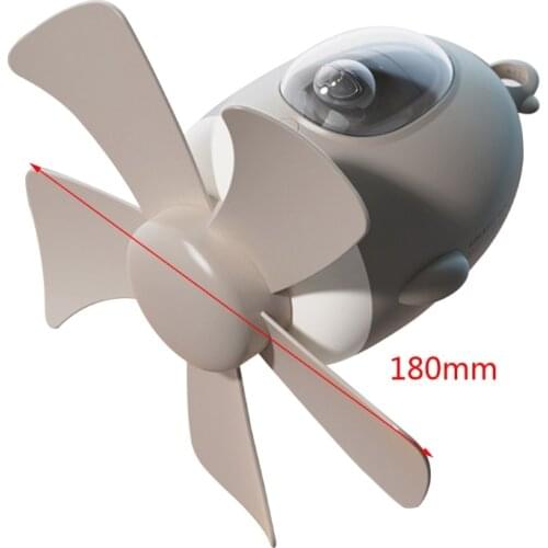Y98B Household Remote Control Ceiling Fan Battery Powered Night Light USB Charging Fan for Outdoor Hiking Home
