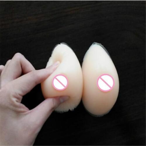 180/pair Small Silicone Fake Breast Form Cancer Teaching Teardrop Shape Lifelike Mastectomy Drag Queen Top Selling Product 2019