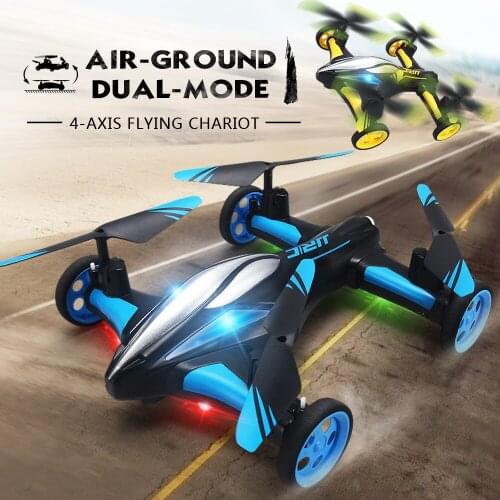2.4G 4CH 6-Axis Gyro Air-Ground Flying Car RC Quadcopter RTF with 3D Flip One-key Return Mode rc drone Airplane toy