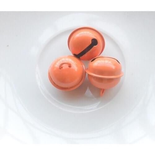 3 / 12 Pieces 22mm Candy Color Metal Small Bell DIY Pet Bell Accessories Key Chain Accessories Christmas Tree Decoration