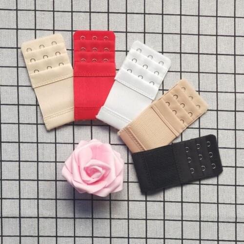 4Pcs Women Bra Extension Strap High Elasticity Skin-friendly Breathable Underwear Strap Hook Brassiere Strap Extension
