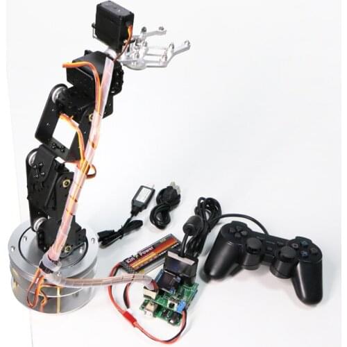 6 degree of freedom robot arm robot claw robot arm platform kit handle control kinematics analysis PID