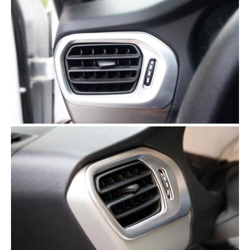 Car-covers ABS plating interior air conditioning outlet pruning for Peugeot 301 car styling