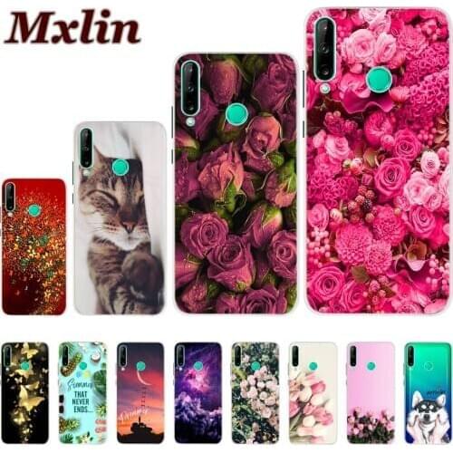 For Huawei Y7P Case Cute Cartoon Flower Printing Fundas TPU Silicone Soft Phone Case For Huawei Y7p 2020 Y 7p ART-L28 Back Cover