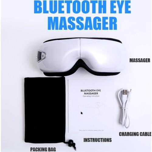 Electric Air Pressure Eye Massager Smart Air Pressure Heated Goggles Anti Wrinkles Health Care Tools Bluetooth Music Eye Relax