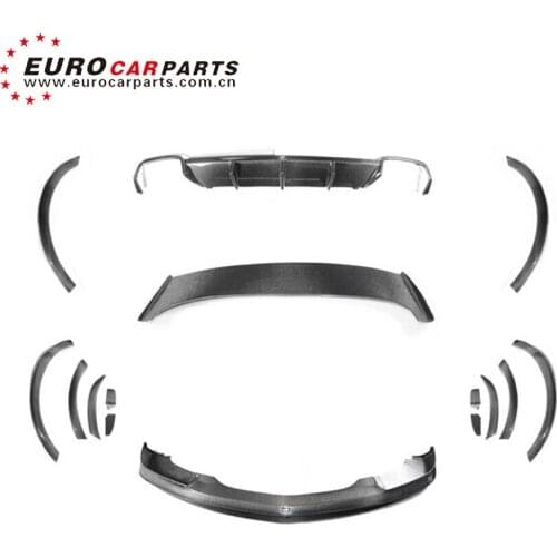 Ml Class W166 Ml63 Car Carbon Fiber Body Parts With Over Fenders Front Chin Anterior Lip Shovel Arches Fender Extension