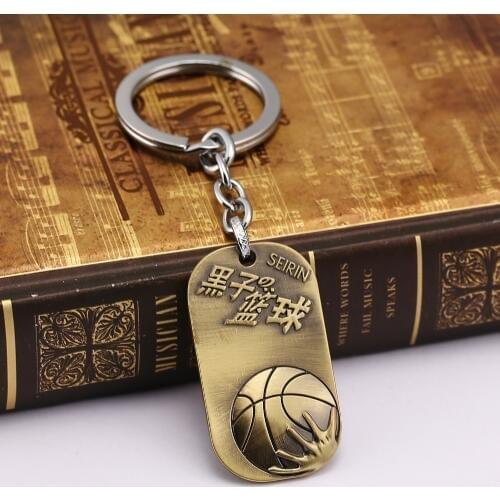 Cartoon Cartoon Basketball Kuroko no Basuke seirin metal pendant key chain keyring cosplay jewelry