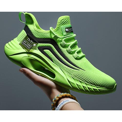 Men Running Shoes High Top Sneakers Outdoor Sports Shoes Ankle Boots Athletic Mesh Breathable Men Sneakers Zapatillas De Deporte