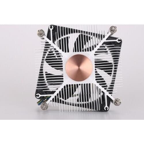 ITX small chassis desktop computer all-in-one CPU ultra-thin radiator fan mute hydraulic copper aluminum cpu fan 32MM For 115X