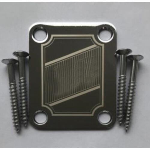 New Chrome Guitar Neck plates custom shop