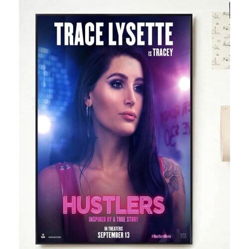 NP085 Hustlers Movie 7 Classic Film Fashion Trend Beautiful Home Art Decor Silk Poster Wall Sticker Deco Gift