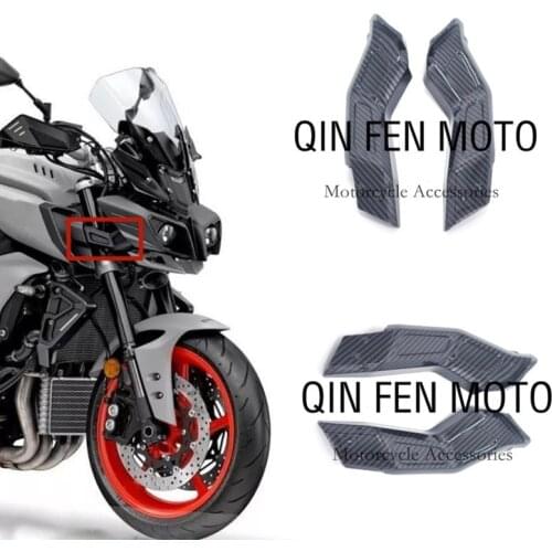 Carbon fiber paint Front Side Panels Fork Fairings Panel Cover Fit For Yamaha FZ-10 MT-10 2016-2019