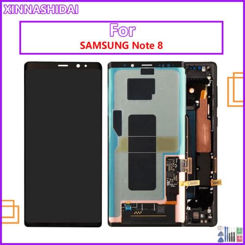 ORIGINAL AMOLED 6.4'' LCD with frame for SAMSUNG GALAXY Note 9 LCD Note9 Lcd Display N960D N960F LCD Touch Screen