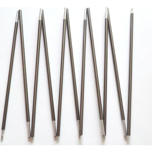Outdoor Camping Hiking Travel Gray Aluminum Alloy 0.85cmX404cm (11 Sections) brand newTent Poles