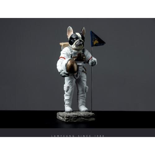 Modern Astronaut Sculpture Ceramic Figure Statuette Spaceman Abstract Statue Home Decoration Accessories Craft figurine Decor