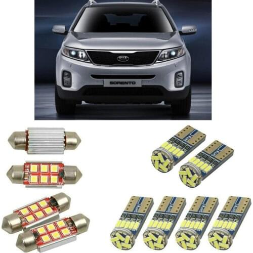 Superbright Interior led Car lights For Kia sorento 2 xm bulbs for cars dome map light 4pc