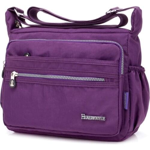 Waterproof Nylon Women Shoulder Bags Fashion Grils Purses and Handbags Messenger Bags Beach Crossbody Bags sac a main