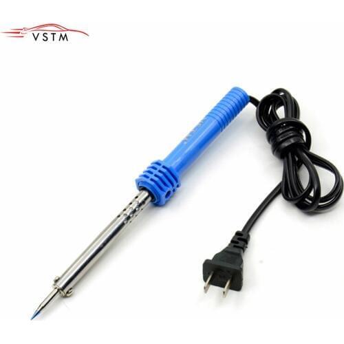 1pc 220V-240V 40W Pencil Tip Soldering Iron Welding Gun Tool with Solder T-head Rubber strip for LCD Pixel Repair Ribbon Cable
