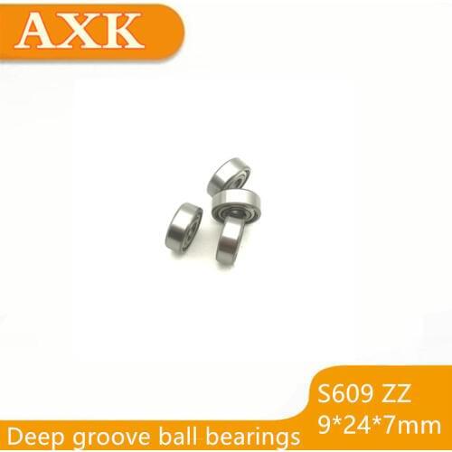 2019 Special Offer Free Shipping 10pcs S609zz Ss609zz Sb609zz Stainless Steel Deep Groove Ball Bearing 9x24x7mm Miniature 609