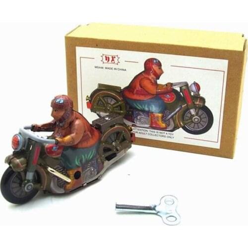 Antique Style Childhood Memory Toys Tin toys Metal Racing Car Models Christmas Pendent Decoration tin toy motorcycle