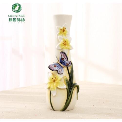Blankpaper Porcelain Flower Vases