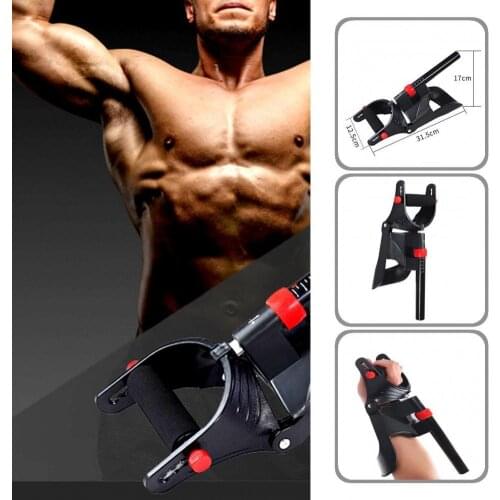 Black Versatile Grip Trainer Adjustable Training Arm Exerciser Lightweight Hand Trainer High Ductility Household Supplies
