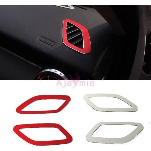 For Mercedes Benz GLA 220 260 CLA A B Class Air Conditonnal Vent Cover Trim AC Outlet Panel frame Chrome Car Styling Accessories
