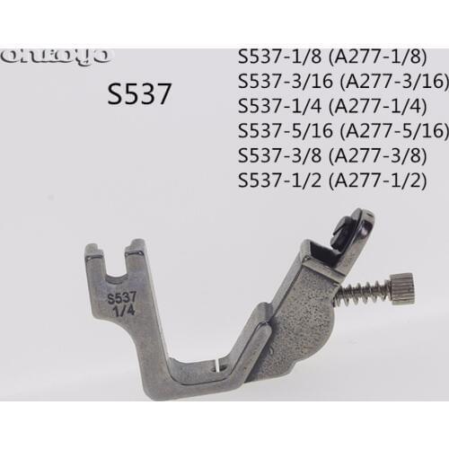 Elastic Shirring Presser Foot,S537,Industrial(Computerized) Lockstitch Sewing Machine Parts,Steel,For Jukind,Brother,JACK... 1/4