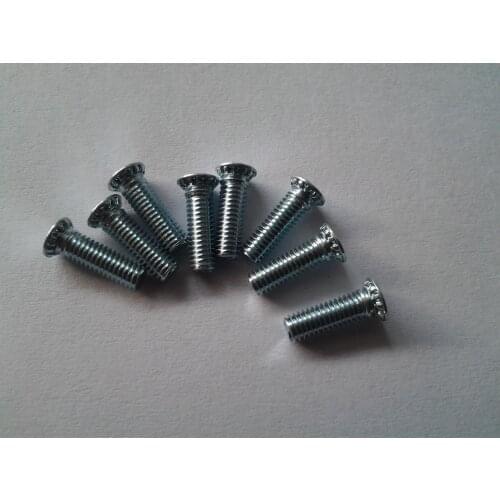 FH-832-4/5/6/8/10/12/14/16/18/20/24Self-Clinching Flush-Head Studs,Carbon Steel Min.Sheet Thickness1,Hole Size In Sheet4.14