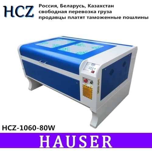 HCZ 80w co2 laser cnc 1060 laser engraving cutter machine marking machine mini laser engraver cnc router diy
