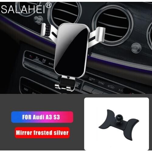 Nice Car Phone Holder Mount Phone Navigation Bracket Auto Car Phone Holder Bracket Accessories For Audi A3 S3 Year 2014-2019