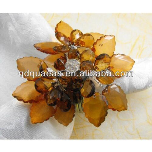 Napkin ring beaded wedding napkin holder decoration