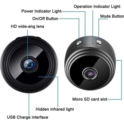 A9 Mini 1080P Camera Security P2P Camera smart Home Security IR Night Magnetic Wireless Mini Camcorder Surveillance Wifi Camera