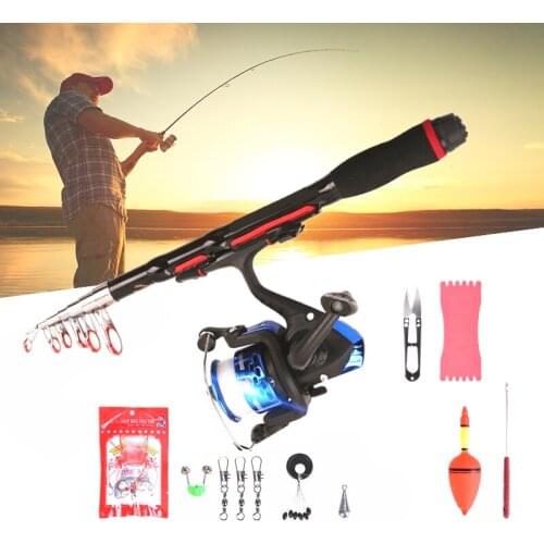 2021 Portable Fishing Rod Set Retractable Durable Fishing Tools Practical Fishing Accessories for Outdoor Lake Sea NOV99
