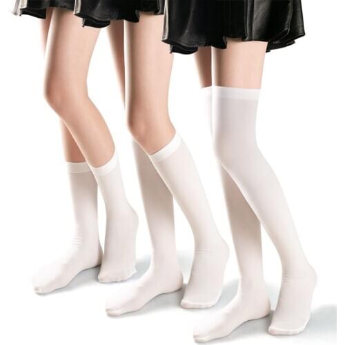 New Women Socks Fashion Stockings Casual Cotton Thigh High Over Knee Cotton High Socks Girls Womens Female Long Knee Socks