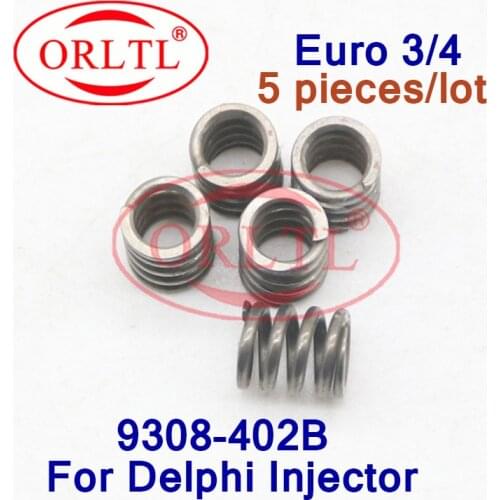 ORLTL Nozzle Control Valve Spring Set 9308-402B Common Rail Injector Spring 9308402B For Delphi EJBR03401D 5pcs/bag