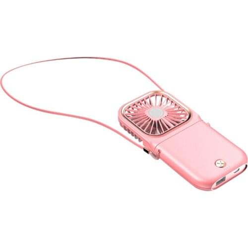 Portable Mini Fan Personal Neck Fan USB Rechargeable Battery-Operated Handheld Fan for Indoor and Outdoor