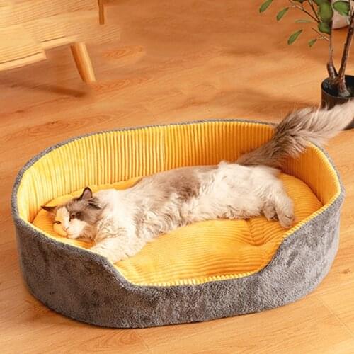 Removable Cat Bed House Nest Cat Rug Dog Bed Dog House Sofa Pet Products Cat House Pet Beds for Dogs Cats Bed Cama Para Gato