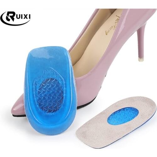 Silicone Gel Insoles Heel Cushion for Feet Soles Relieve Foot Pain Protectors Spur Support Shoes Pad Feet Care Inserts