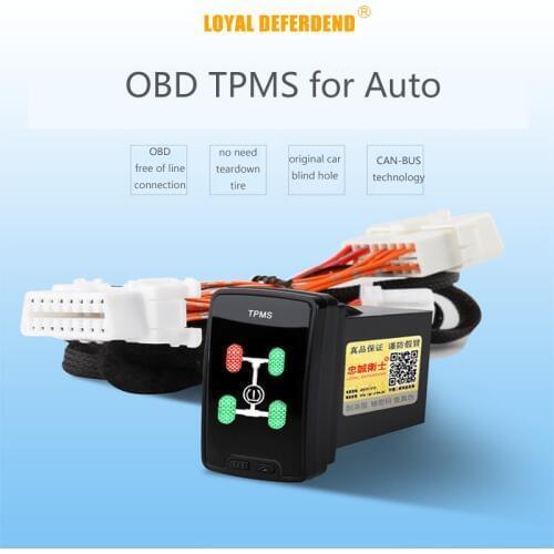 OBD TPMS tire pressure monitoring system real-time intelligent OBD auto door lock speedlock for Mitsubishi pajero xpander tpm