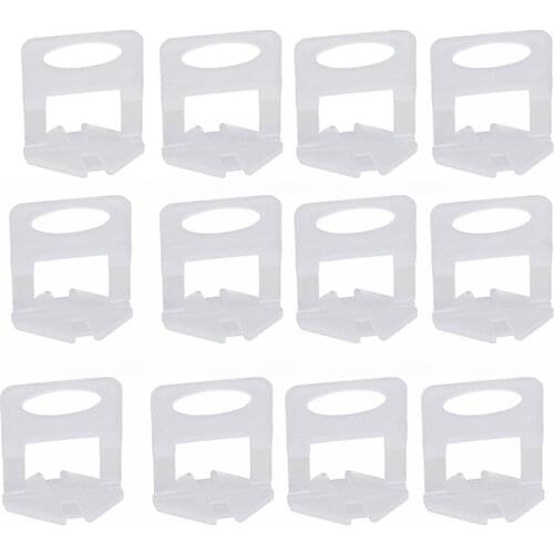 Hot 400Pcs Tile Leveling System Clips 1.5mm DIY Tiles Leveler Spacers Tile Leveling System for Professional Ceramic Tile