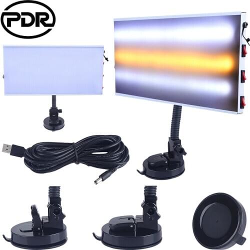 PDR tools light board LED Lamp Car Paintless Dent Removal Tool Aluminum Reflector Board Adjust Light Automobile Repair Hand Tool
