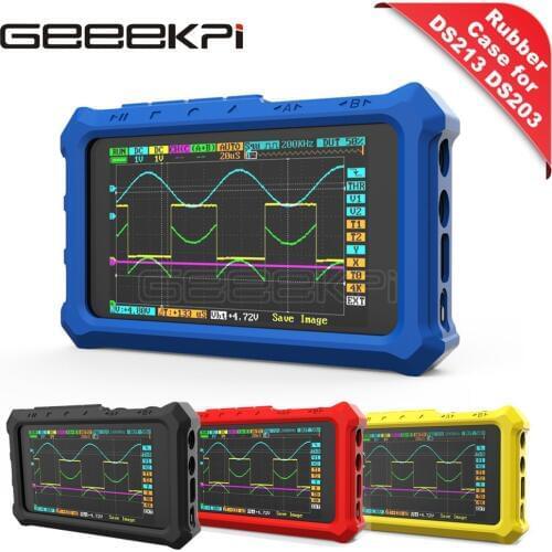 GeeekPi 4 Colors Mini DSO DS213 Protective Silicone Rubber Case Cover for DSO213 DSO203 Oscilloscope (Not Include DSO)