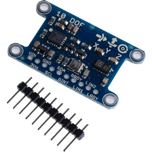 10DOF IMU Breakout L3GD20 LSM303 BMP180 Attitude Sensor 3 Axis Gyroscope Module Whosale&Dropship