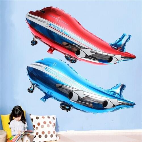31 inch Flying Plane Shape Balloon Airplane Foil Helium Balloon Gift Party Decor