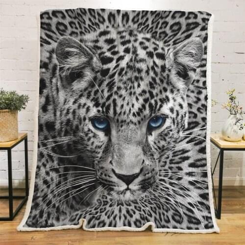 3D Thicken blanket animal pattern soft Flannel Blanket Plush bedding Blanket Warm Easy Wash Faux Fur Blankets Quilt Cover Custom