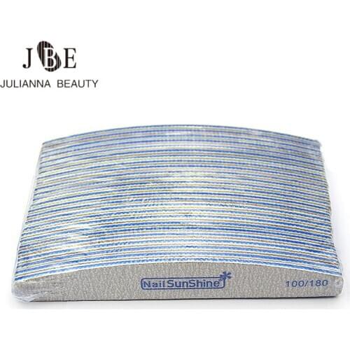 50Pcs 100/180 Nail File Buffer Sandpaper Lime Art Tips Manicure Tools Professional Grit Nail Files Polish Manicure Tool